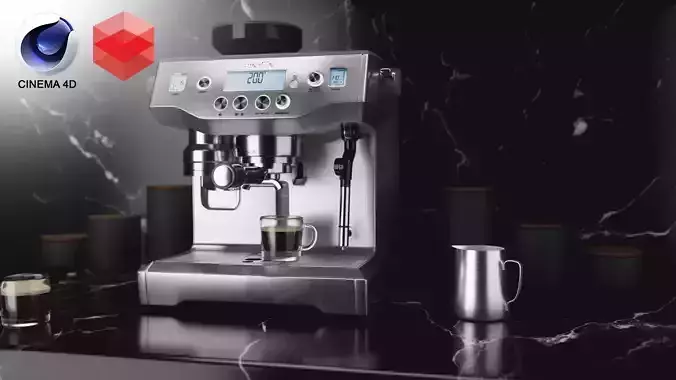 Espresso Machine With Kitchen
