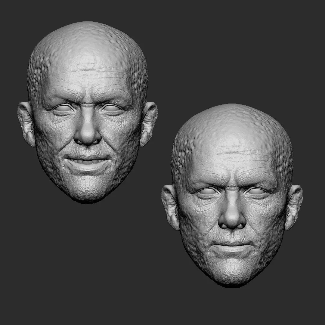 Deadpool  - two pack - heads 3D print model_0