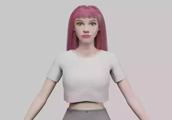 teen young woman V29864 