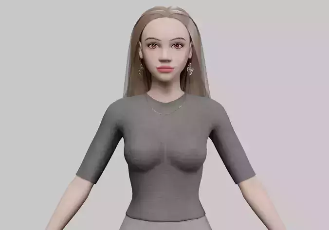 sweet cute woman V29285 