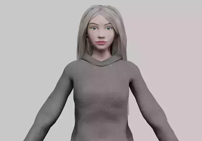 pretty stylized woman V32401 