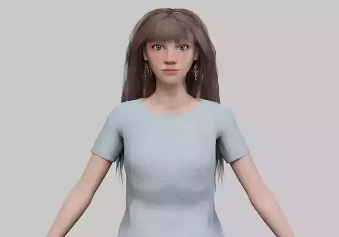 pretty cute woman V33792 