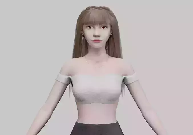 cute young woman V29998 