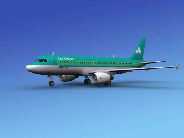 Airbus A320 Aer Lingus 3D model
