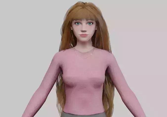 cute cool woman V35826 