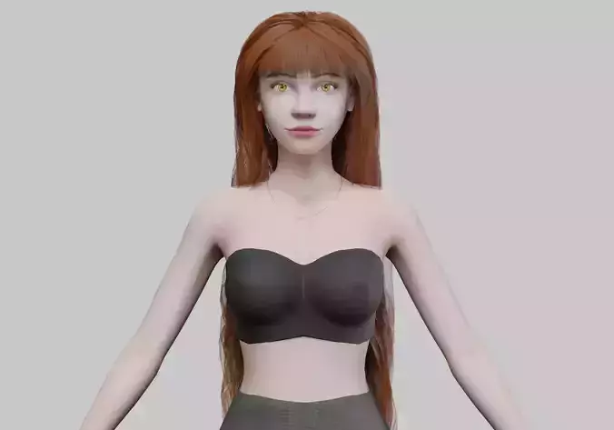 classic cute woman V33701 