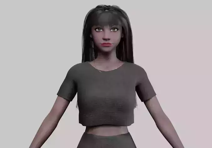 black pretty woman V29537 