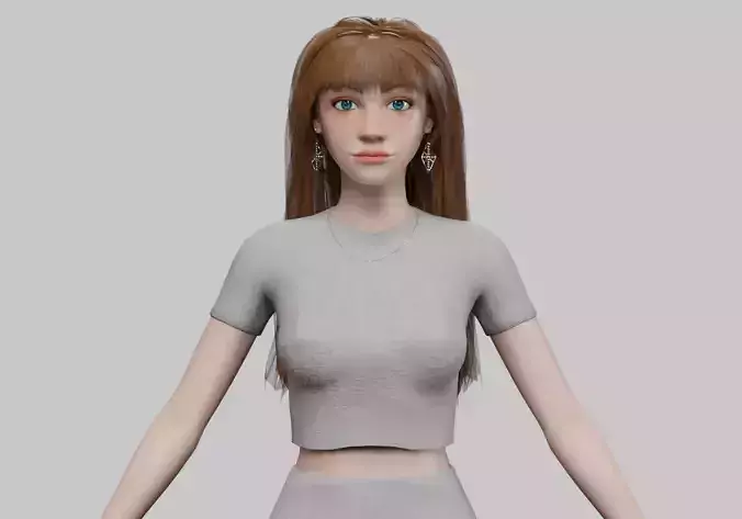 basic cute woman V32658 