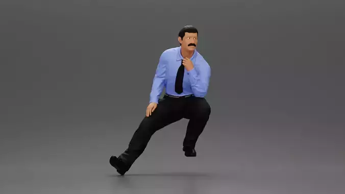 Turkish man in custom-class style