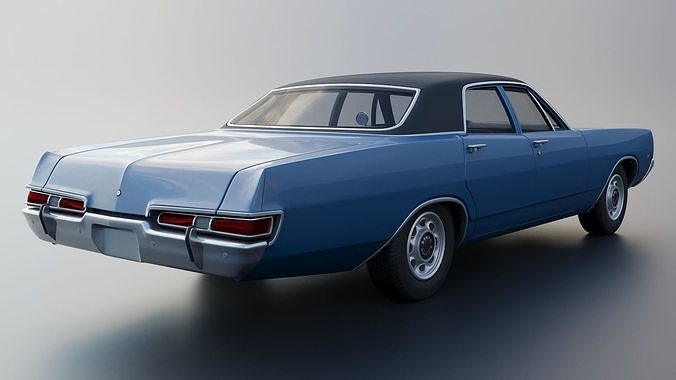 Dodge Polara Sedan 1969 3D print model 7
