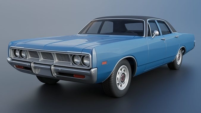 Dodge Polara Sedan 1969 3D print model 3
