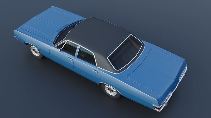 Dodge Polara Sedan 1969 3D print model 6