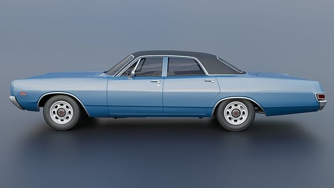 Dodge Polara Sedan 1969 3D print model 4