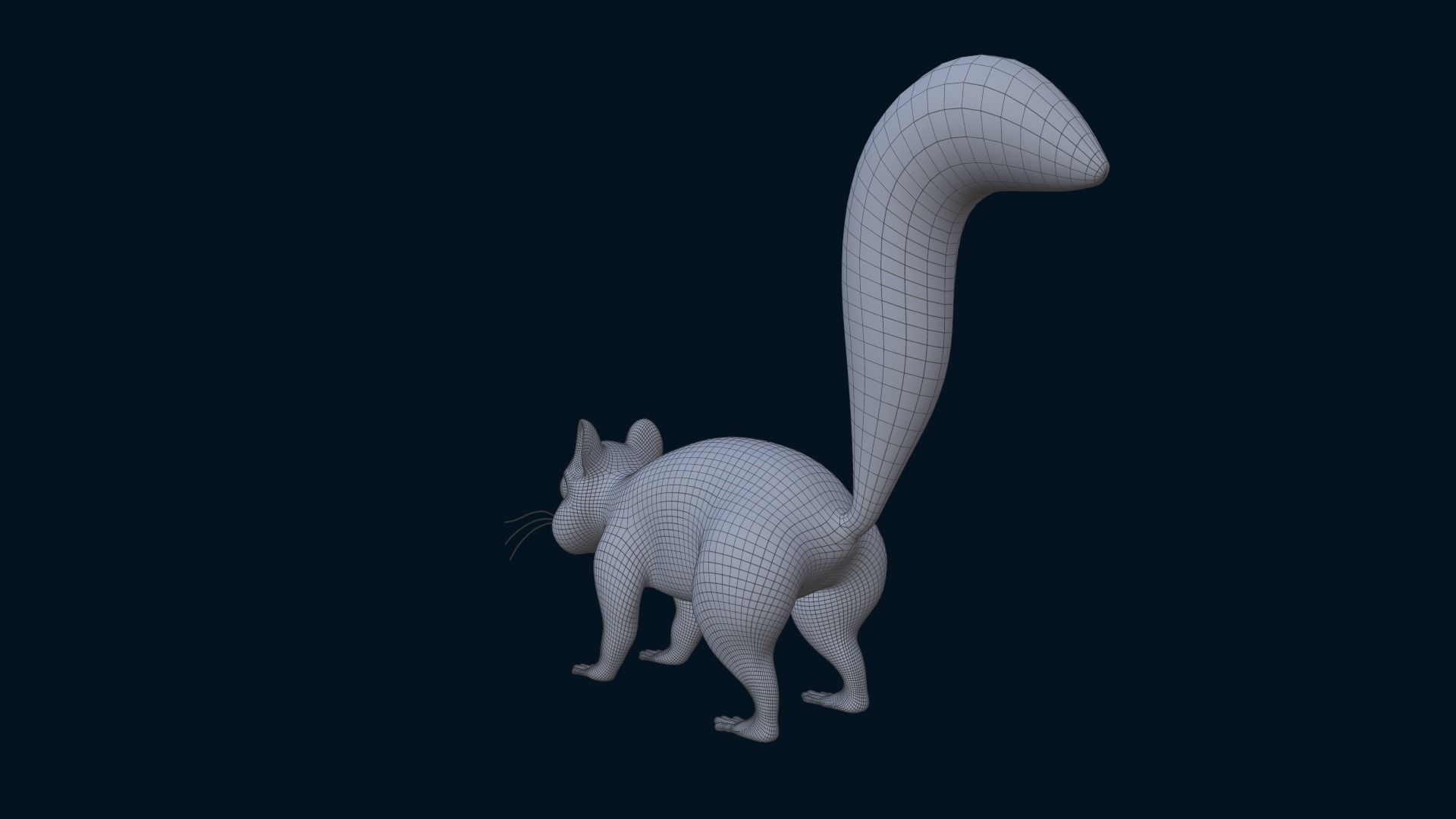 Asset - Cartoons - Animal - Squirel Rigged 3D model 3D model_12