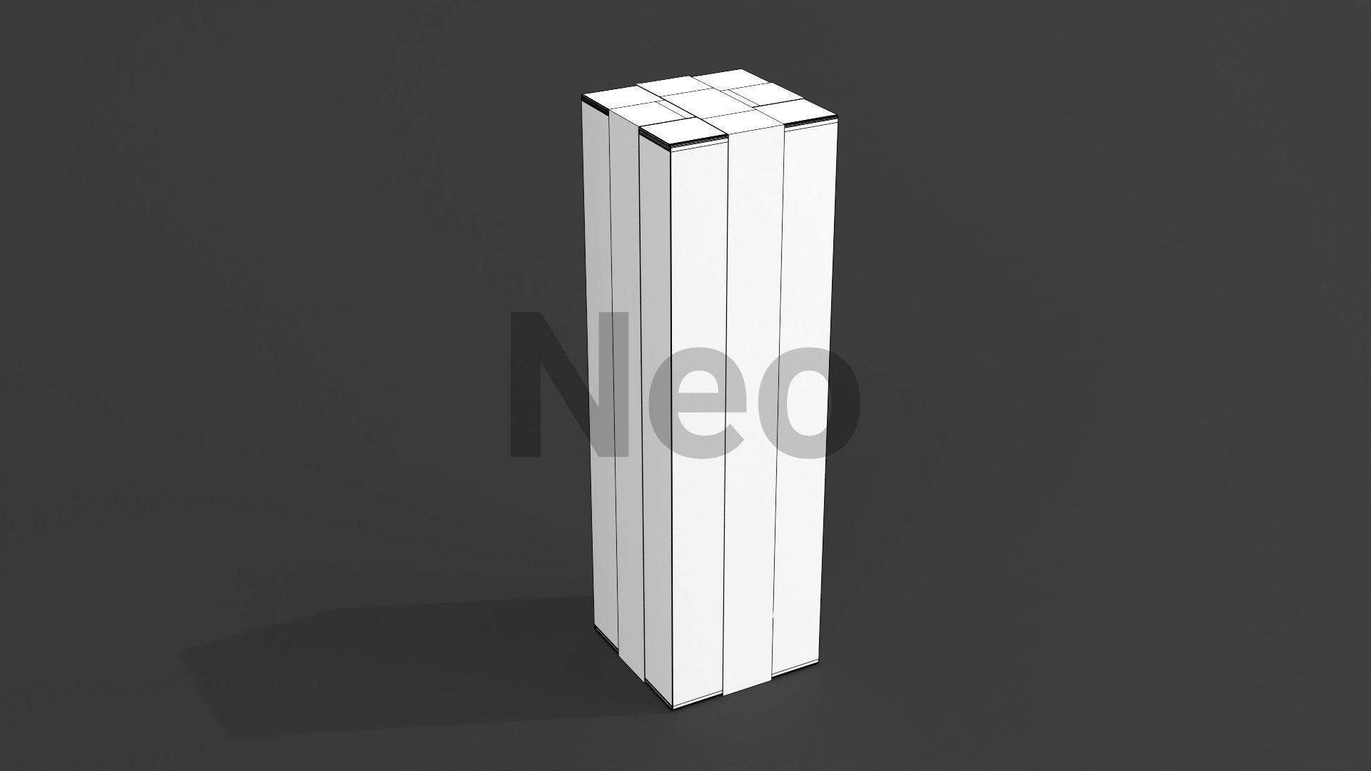 Cardboard Boxes Collection Low-poly 3D model_26