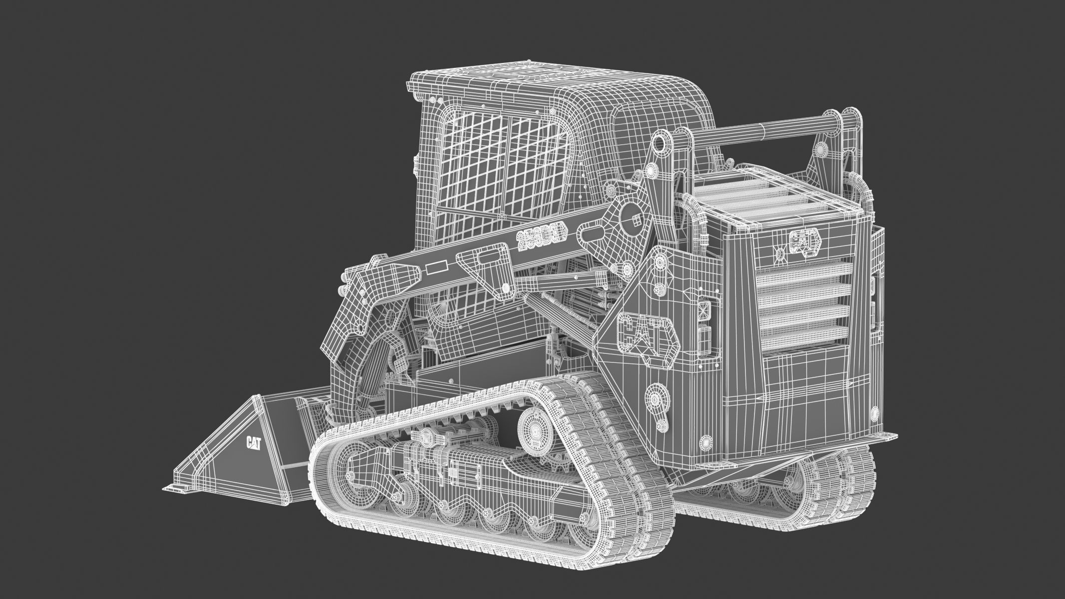 CAT Compact Track Loaders 259D3 3D model_30