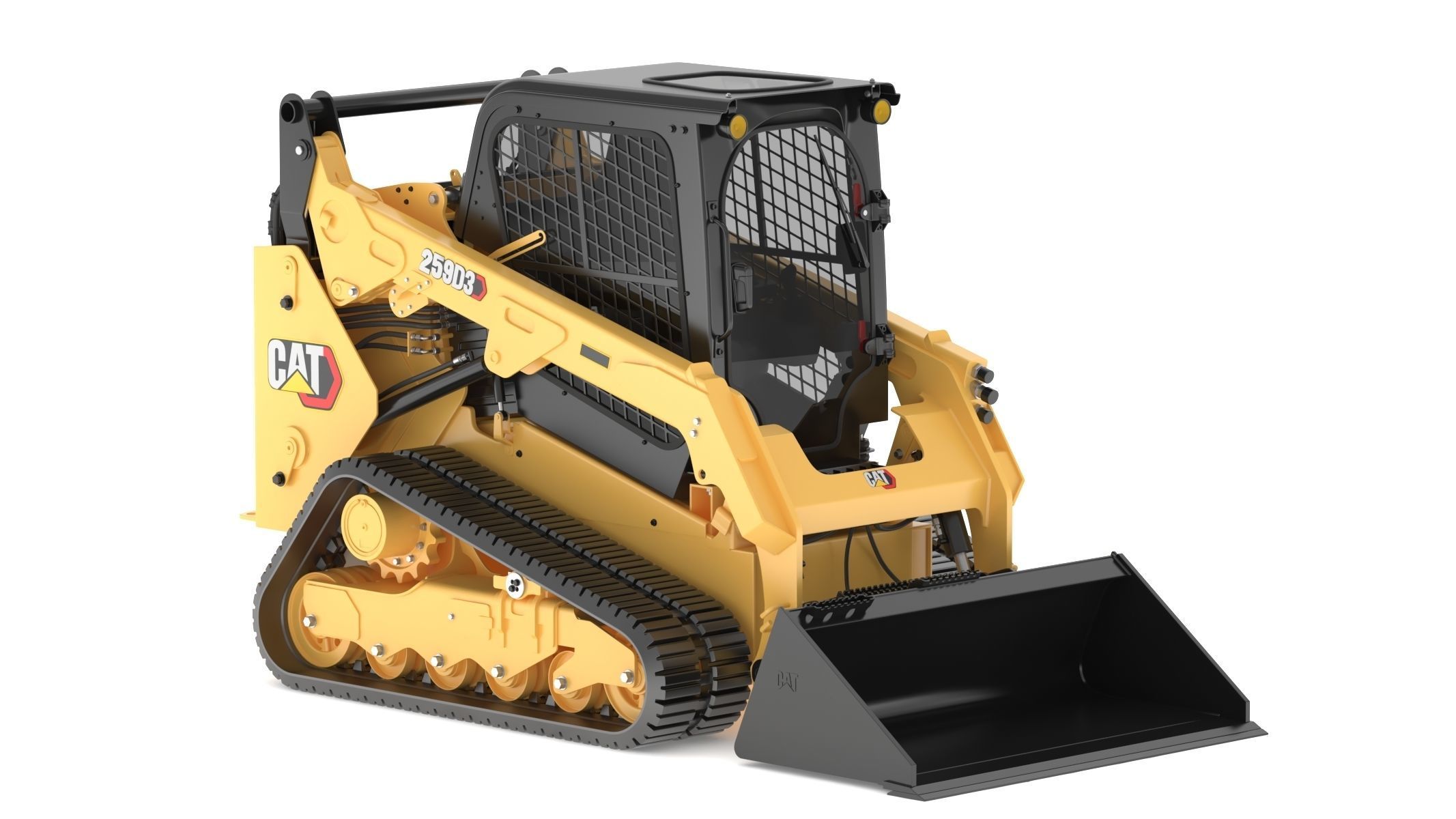 CAT Compact Track Loaders 259D3 3D model_4