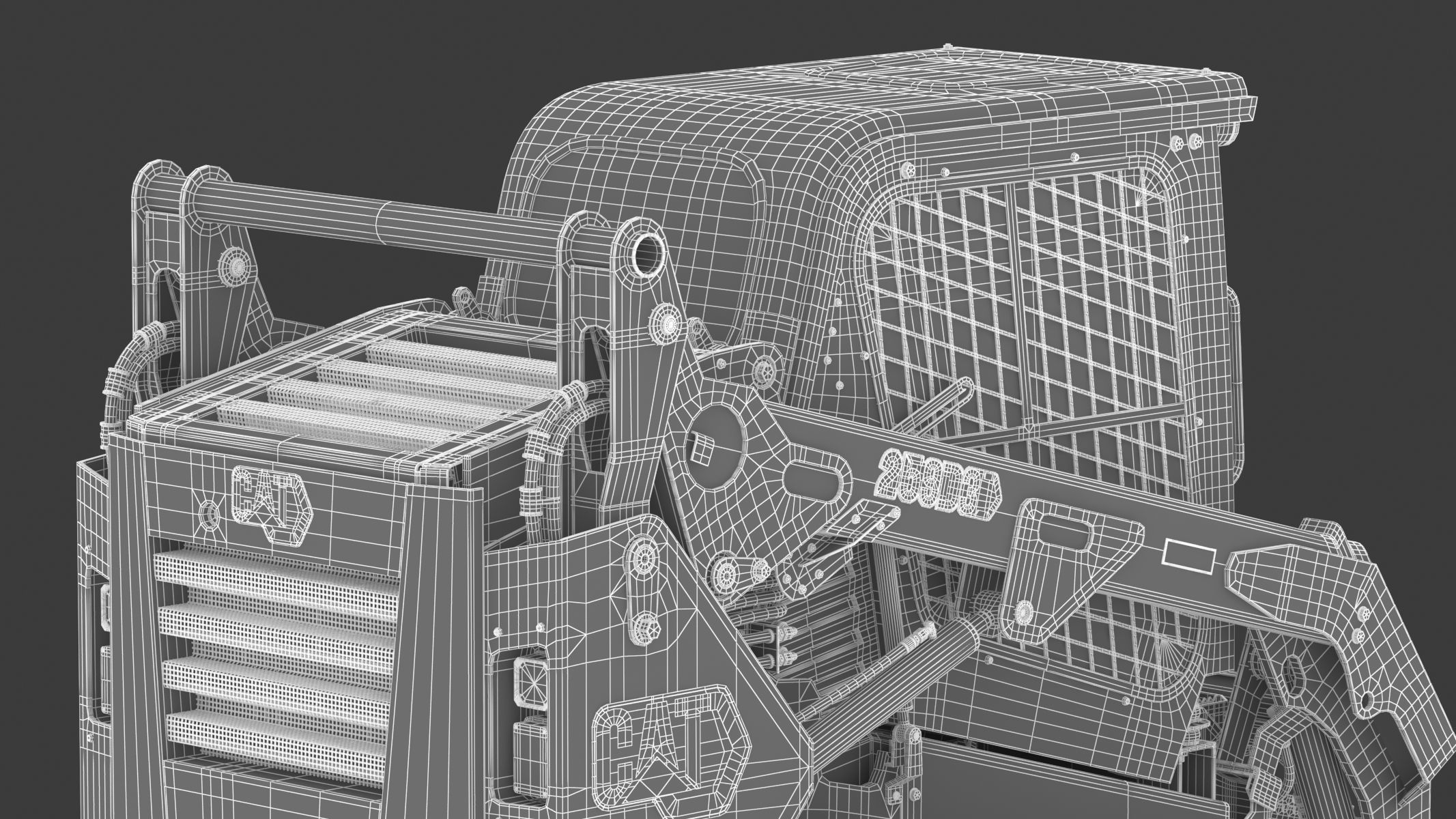 CAT Compact Track Loaders 259D3 3D model_38
