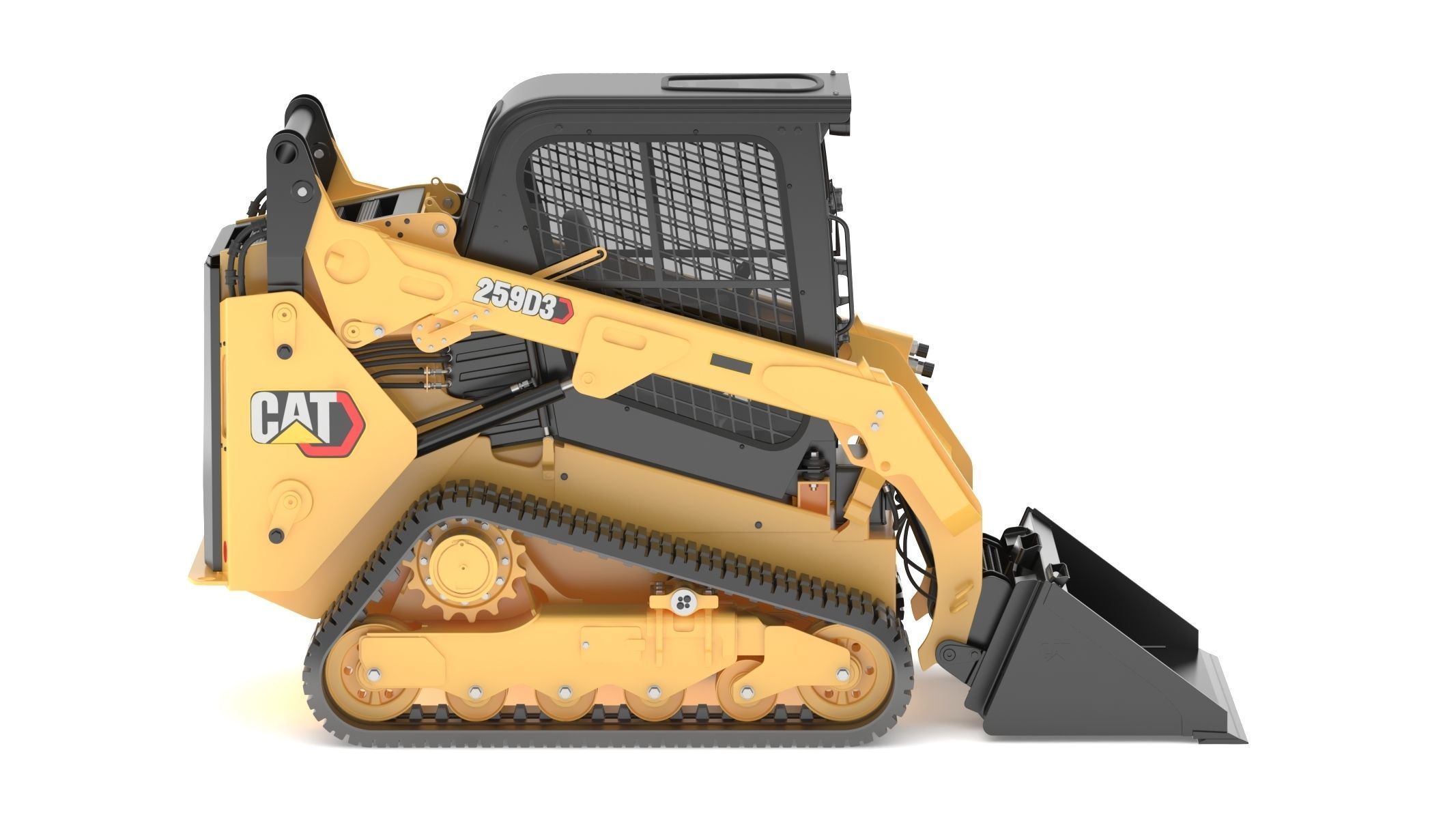 CAT Compact Track Loaders 259D3 3D model_5