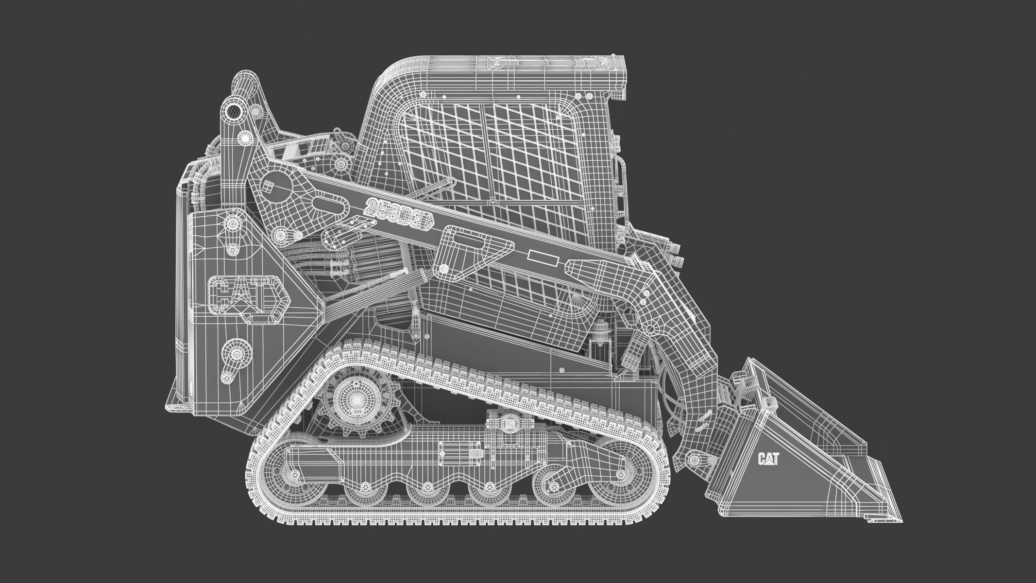 CAT Compact Track Loaders 259D3 3D model_27