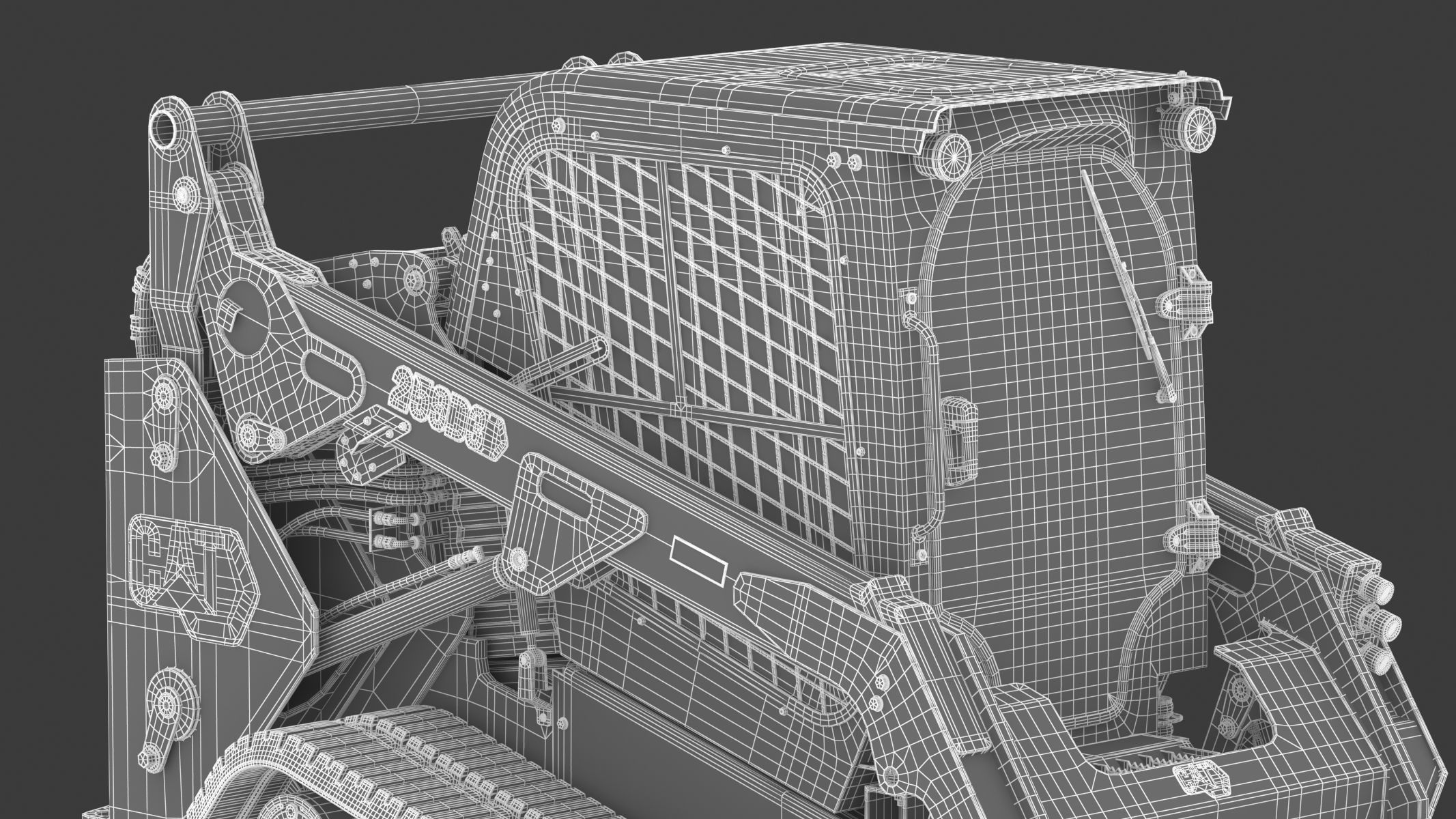CAT Compact Track Loaders 259D3 3D model_36