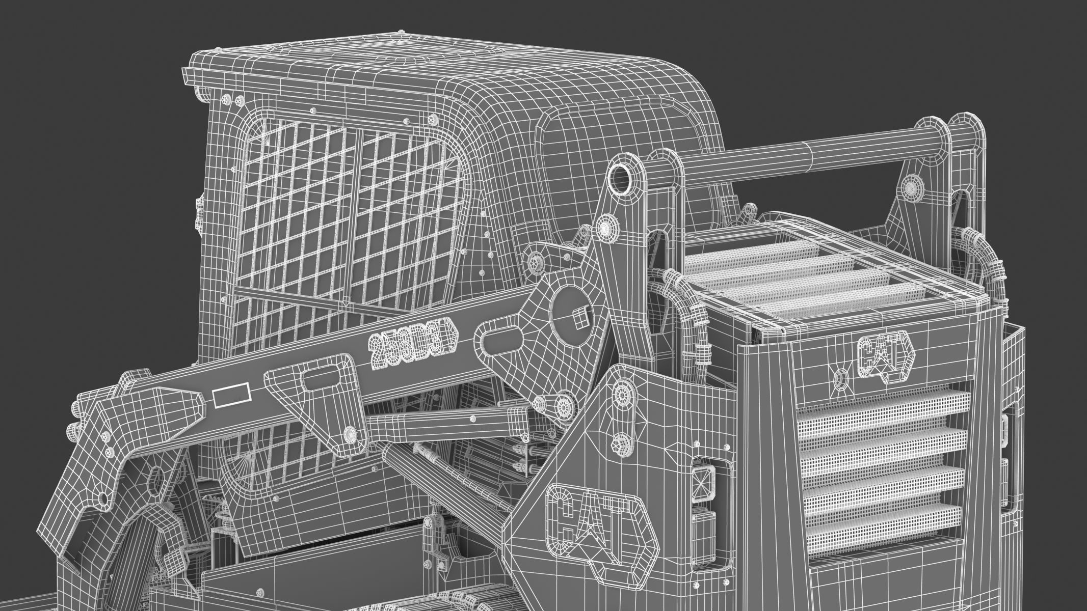 CAT Compact Track Loaders 259D3 3D model_40
