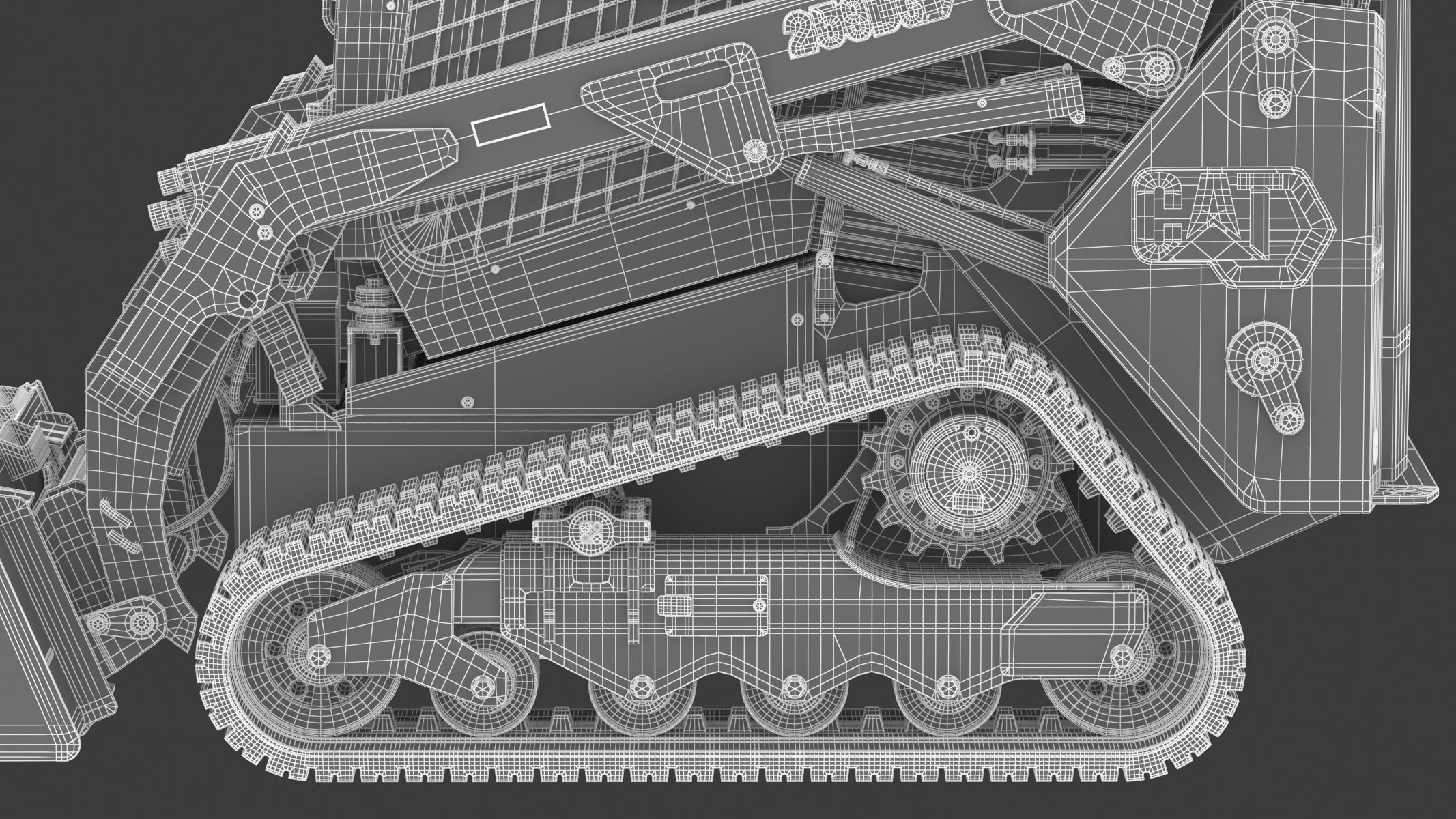 CAT Compact Track Loaders 259D3 3D model_33