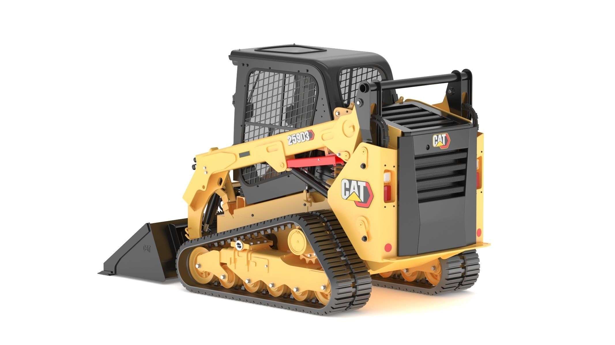CAT Compact Track Loaders 259D3 3D model_8