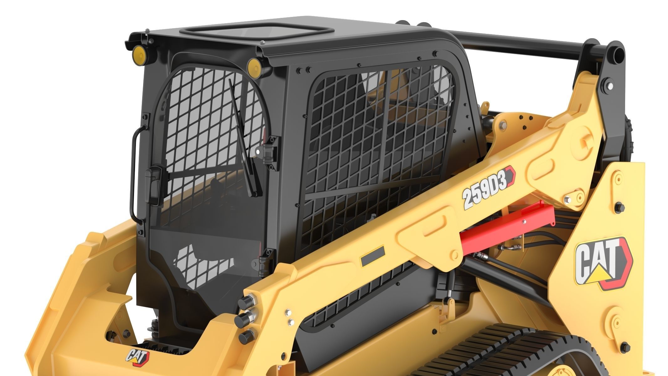 CAT Compact Track Loaders 259D3 3D model_12