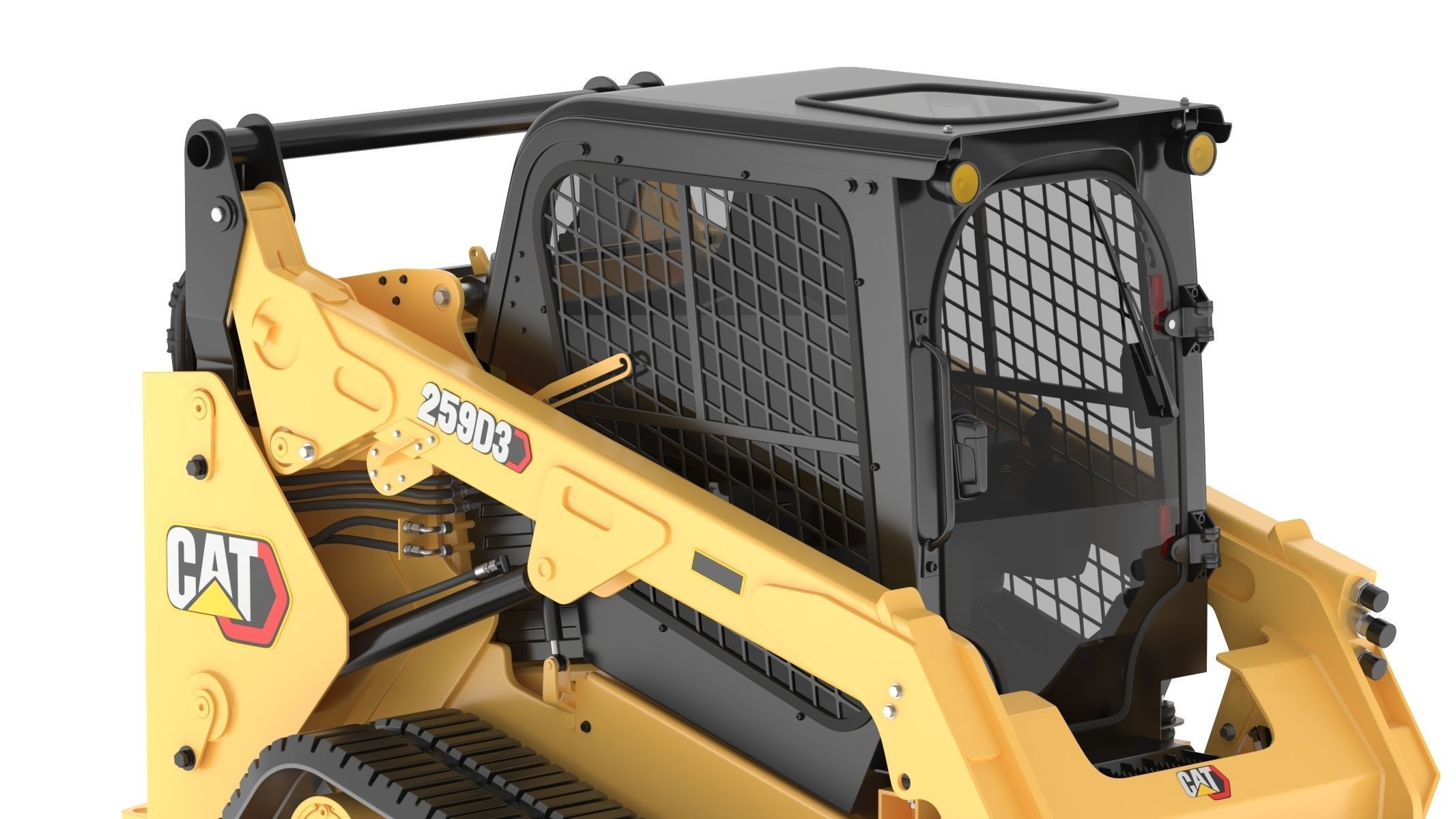 CAT Compact Track Loaders 259D3 3D model_14