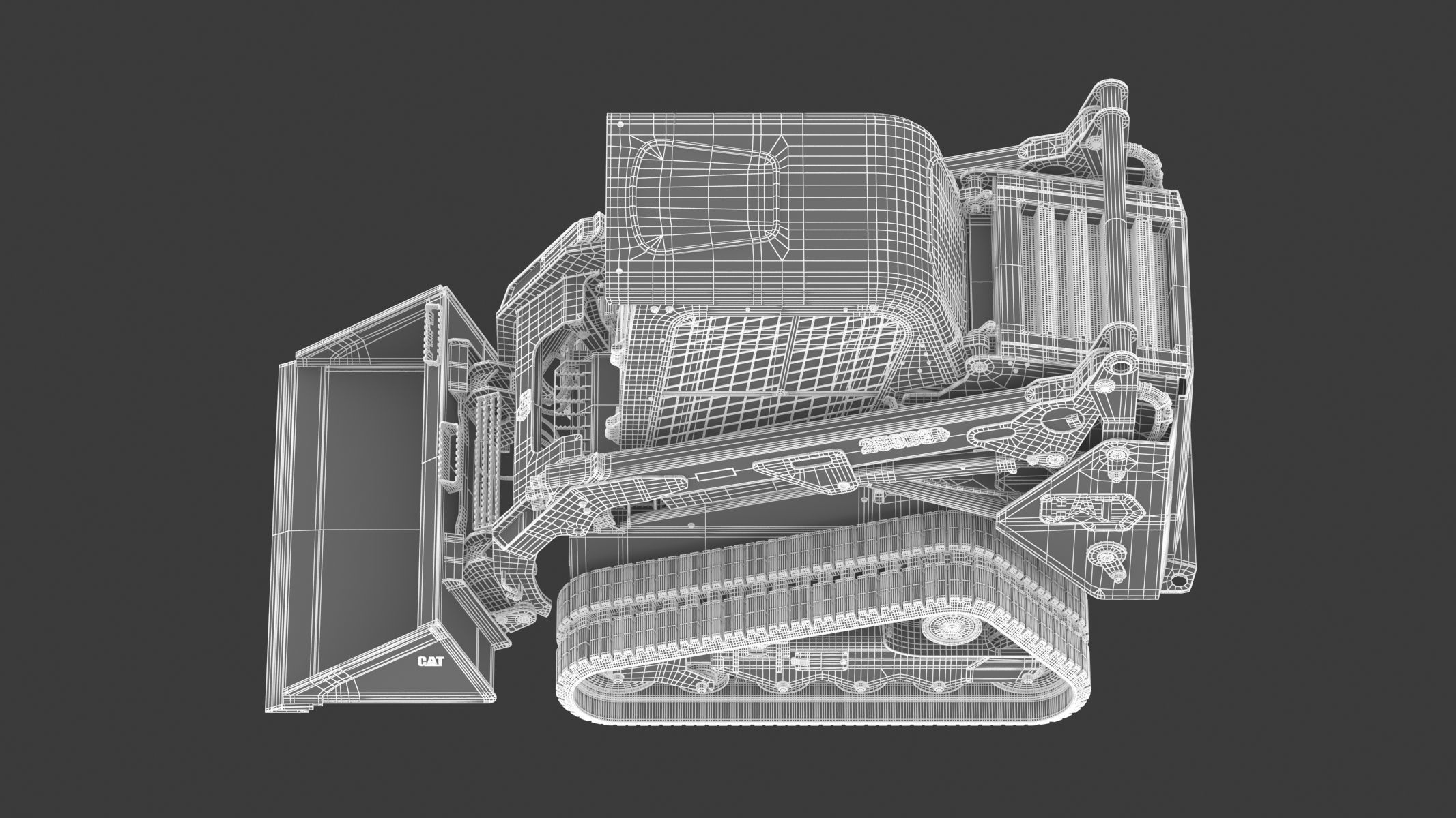 CAT Compact Track Loaders 259D3 3D model_31