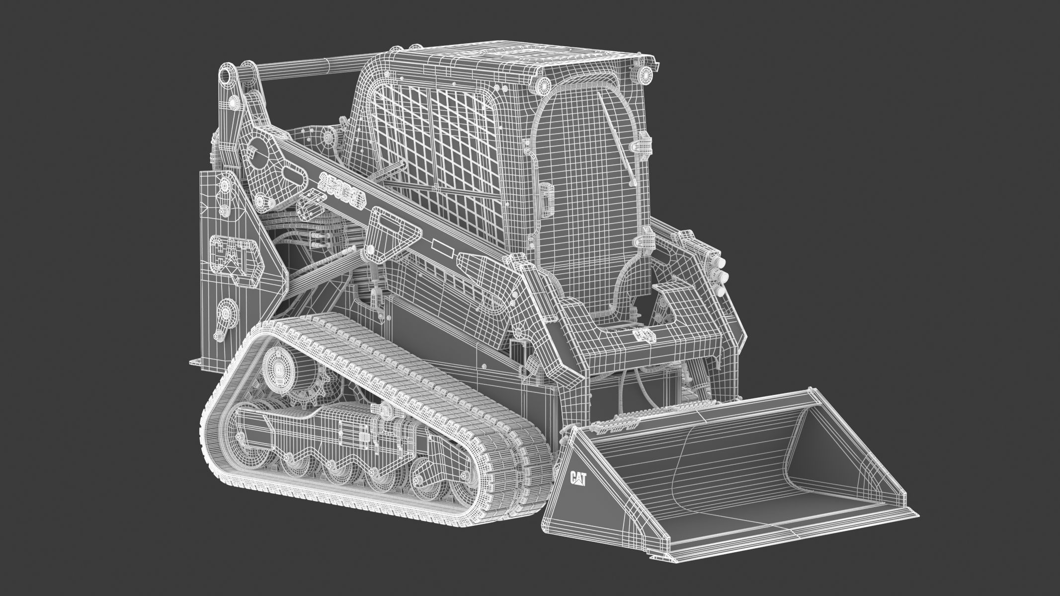CAT Compact Track Loaders 259D3 3D model_26