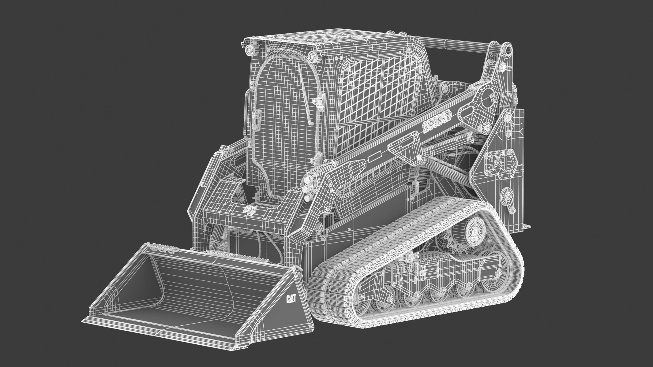 CAT Compact Track Loaders 259D3 3D model_24