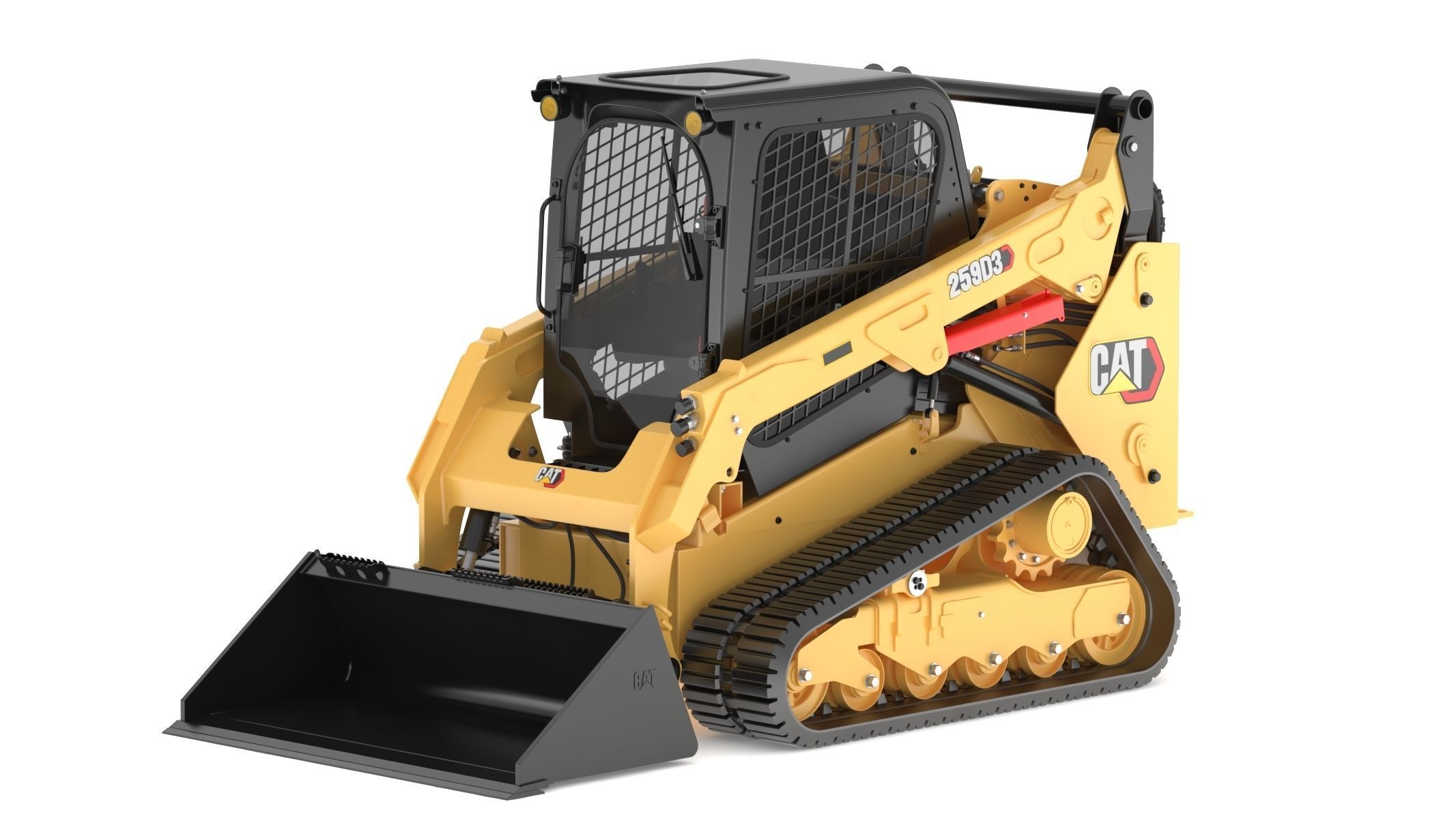 CAT Compact Track Loaders 259D3 3D model_2
