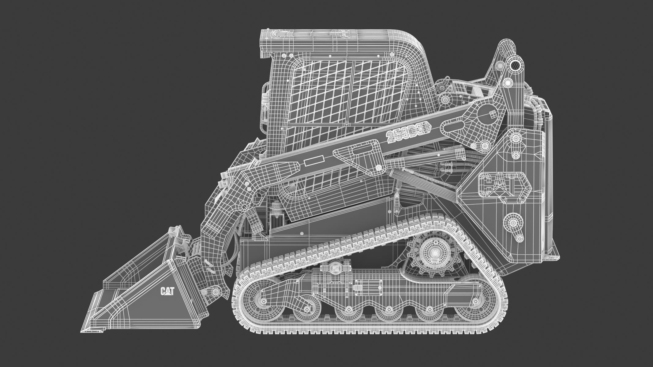 CAT Compact Track Loaders 259D3 3D model_23