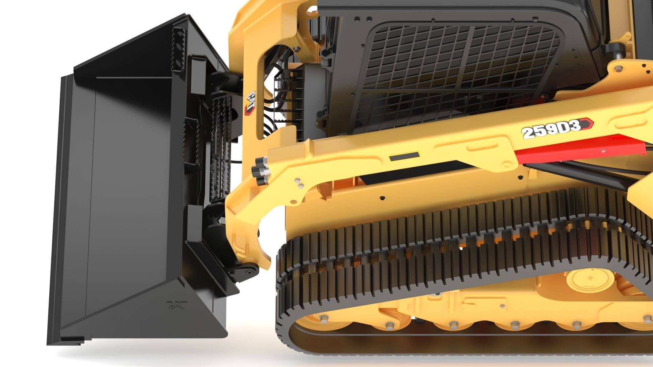 CAT Compact Track Loaders 259D3 3D model_19