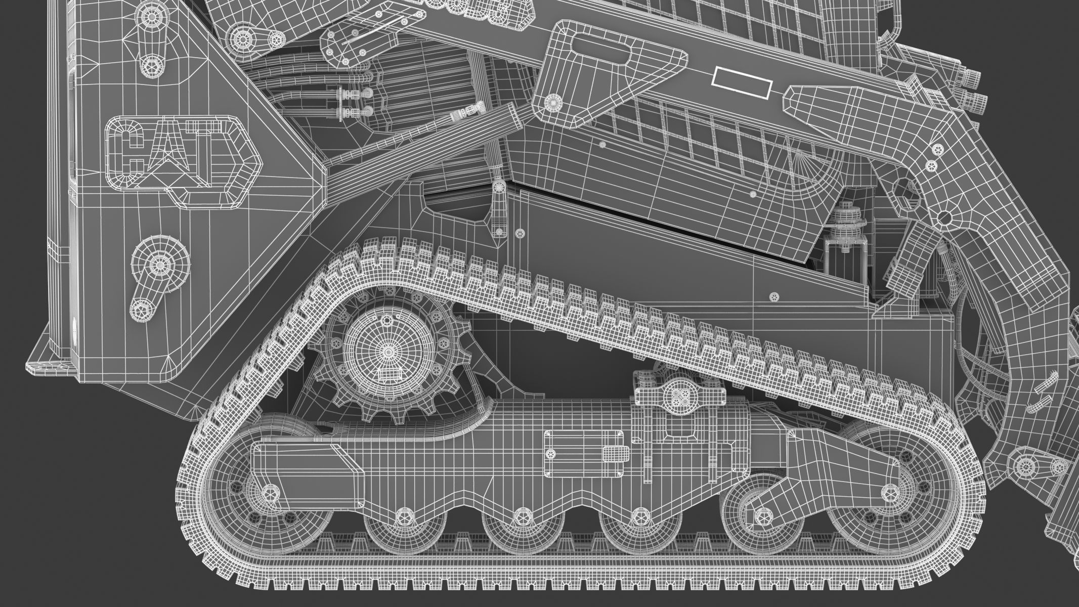 CAT Compact Track Loaders 259D3 3D model_37