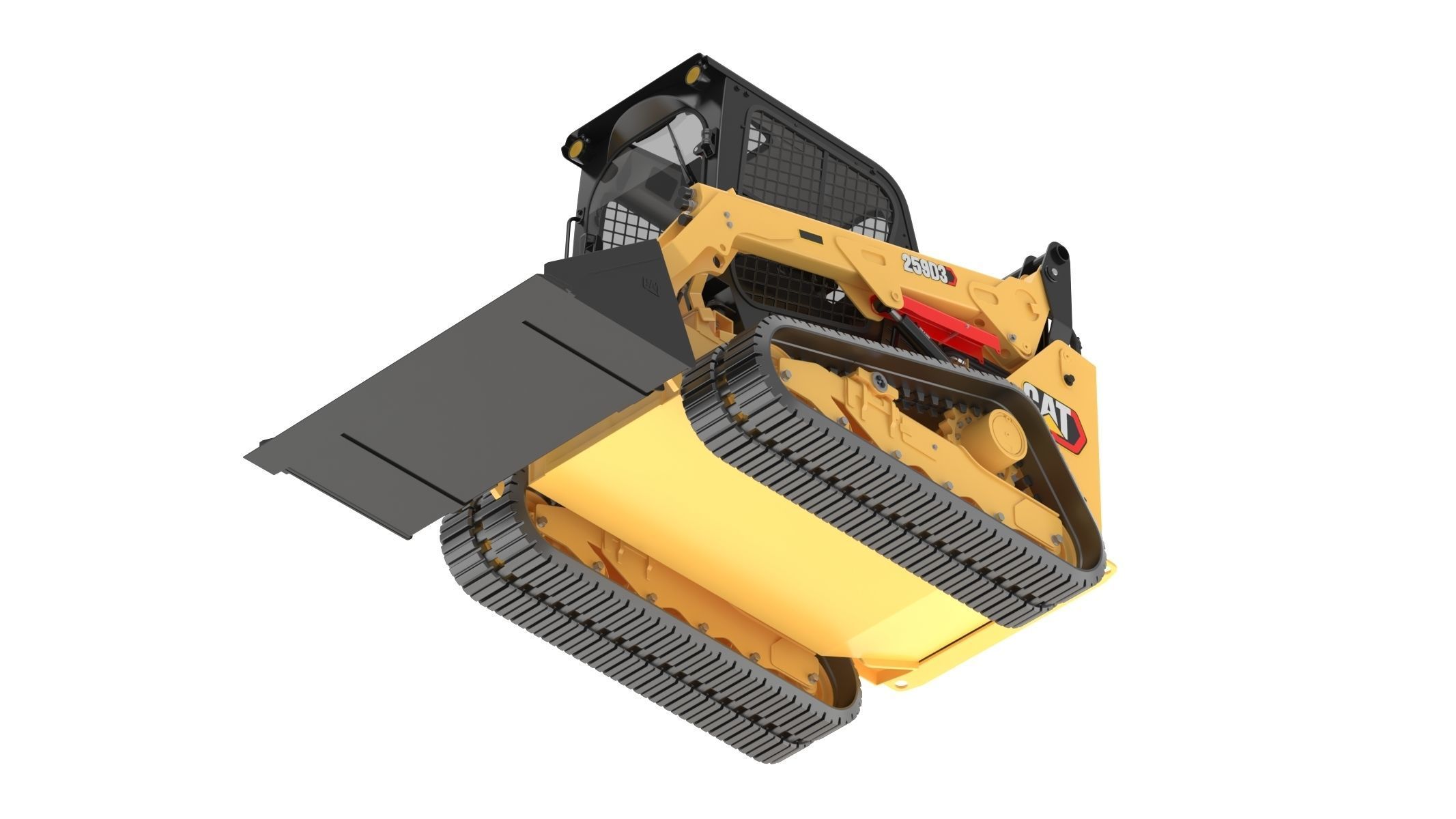 CAT Compact Track Loaders 259D3 3D model_10