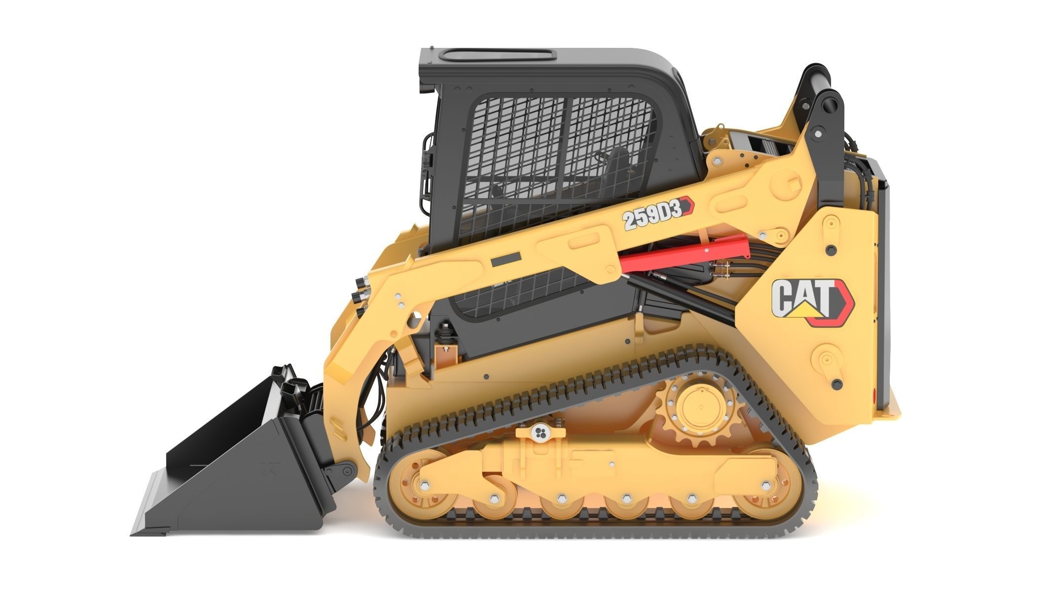 CAT Compact Track Loaders 259D3 3D model_1