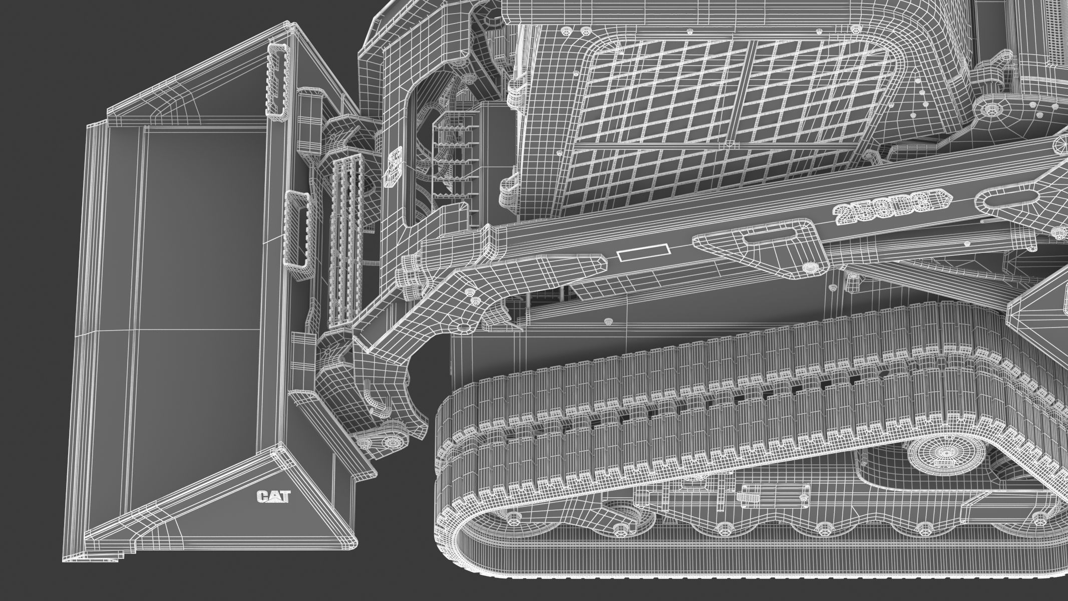 CAT Compact Track Loaders 259D3 3D model_41