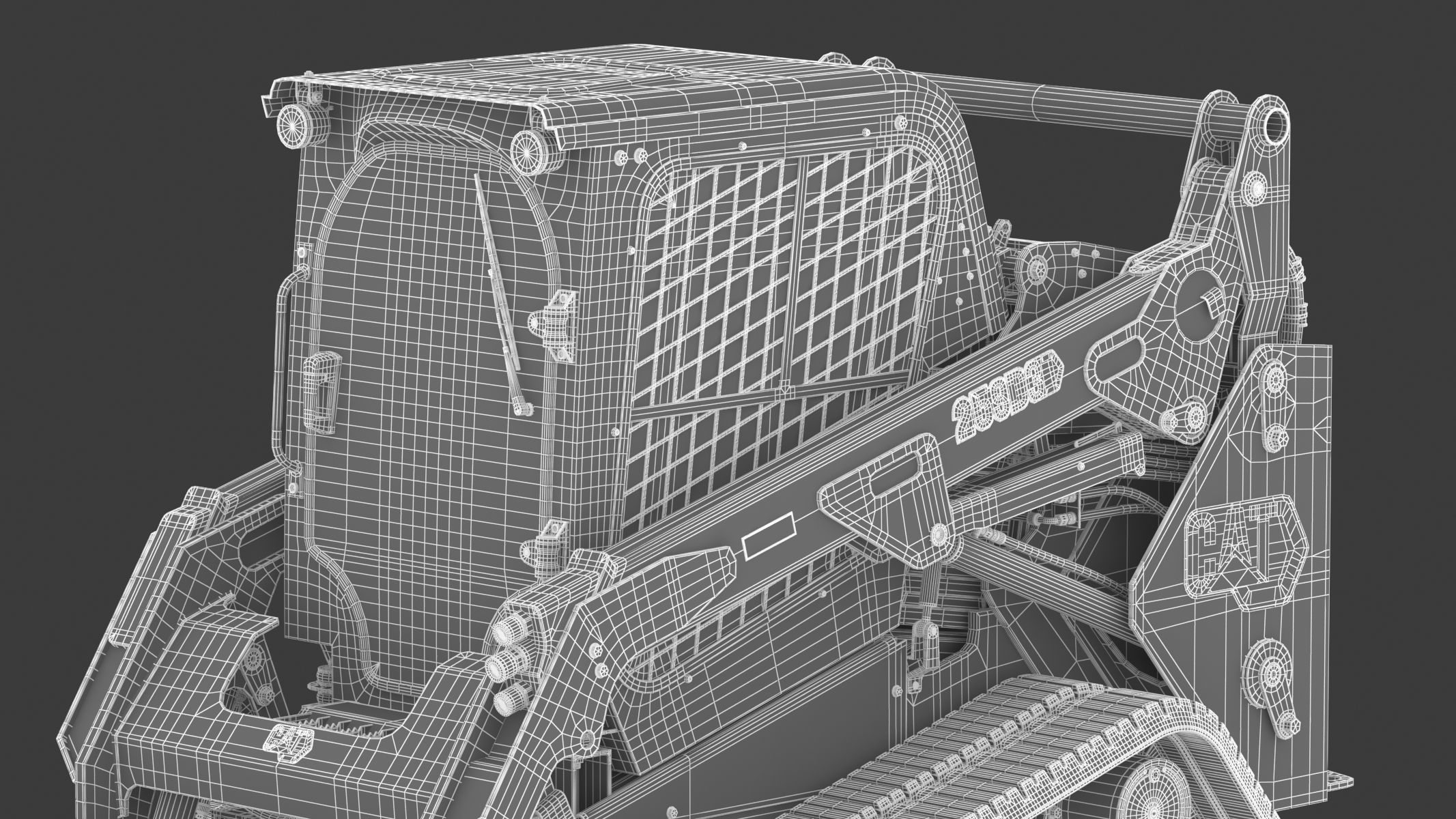 CAT Compact Track Loaders 259D3 3D model_34