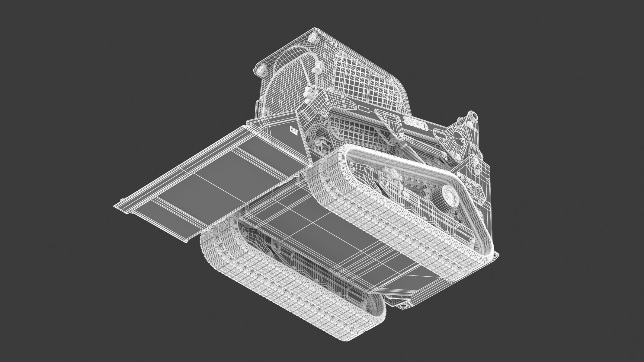 CAT Compact Track Loaders 259D3 3D model_32