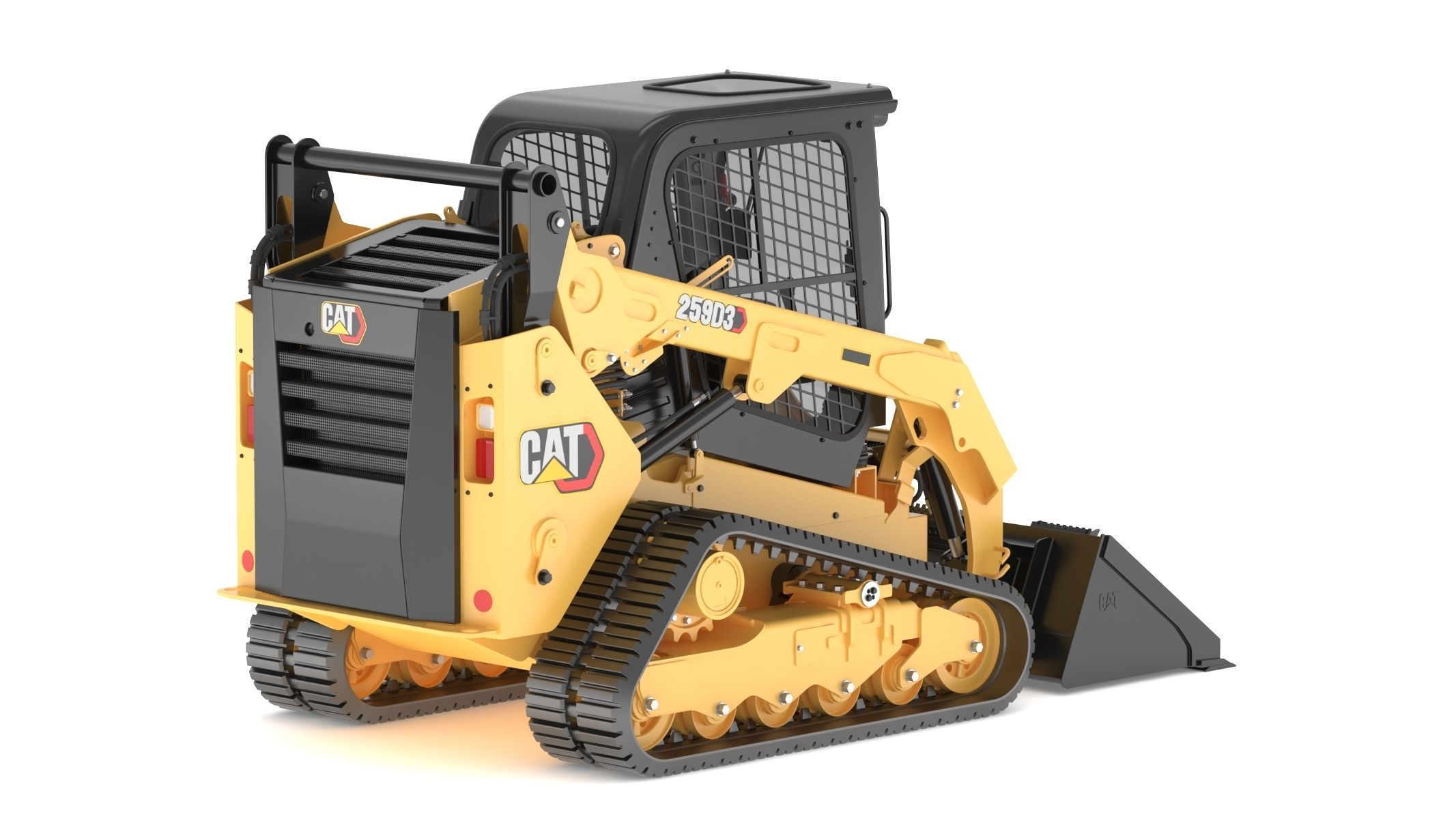 CAT Compact Track Loaders 259D3 3D model_6