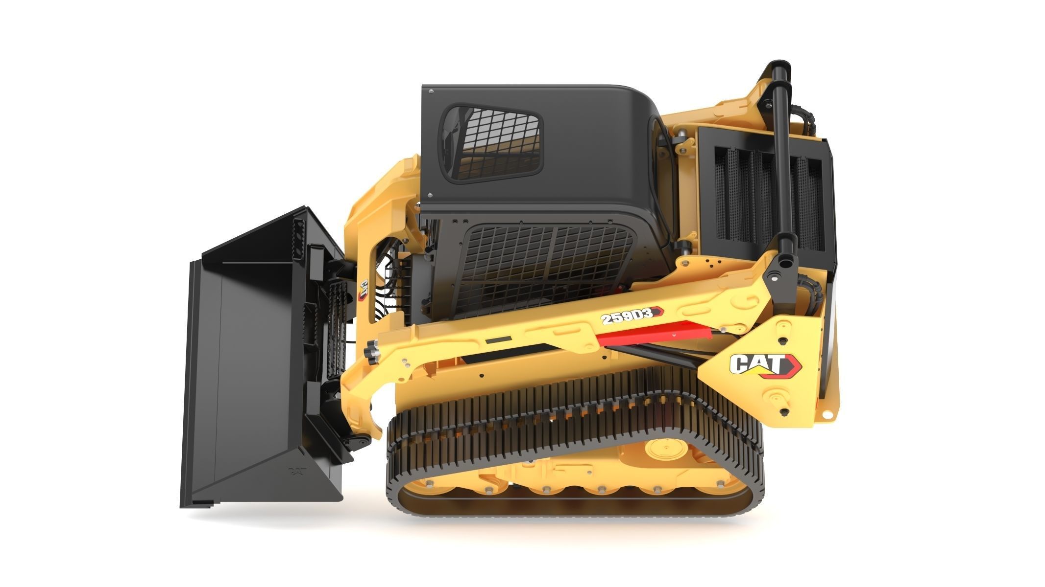 CAT Compact Track Loaders 259D3 3D model_9