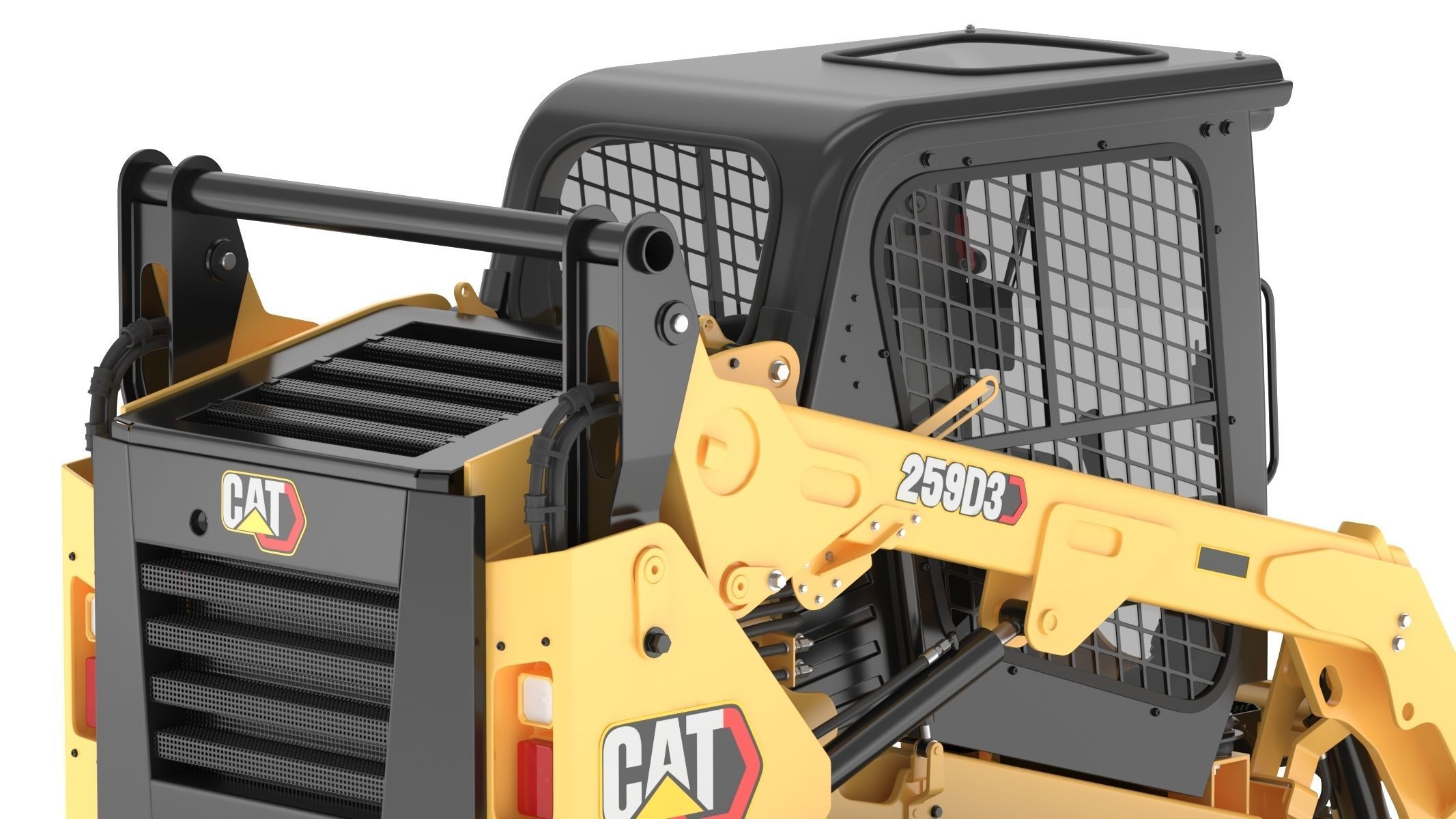 CAT Compact Track Loaders 259D3 3D model_16