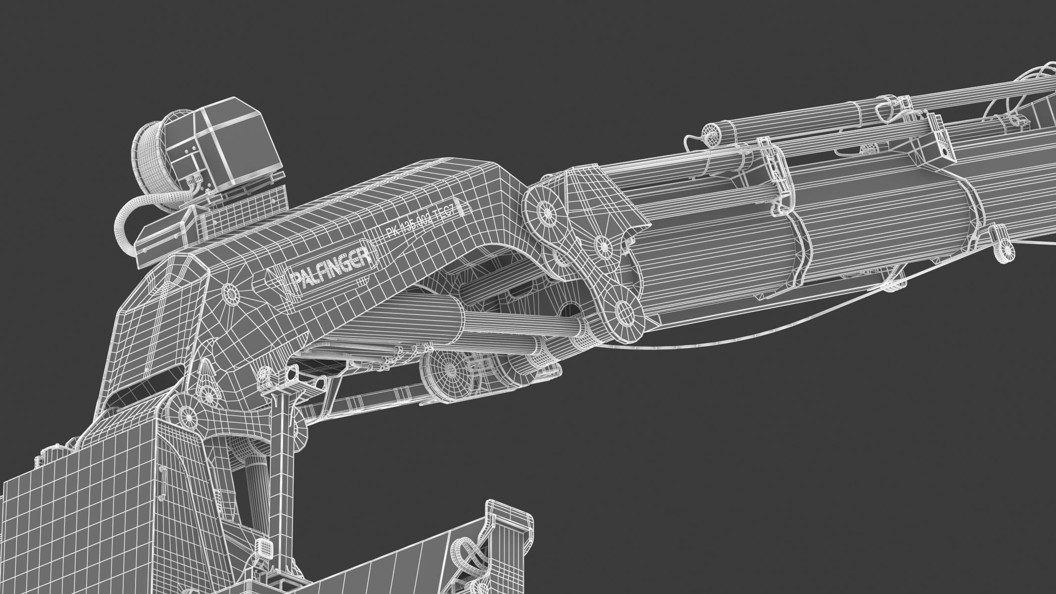 Palfinger Pk 135002 Tec7 Crane 3D model_39