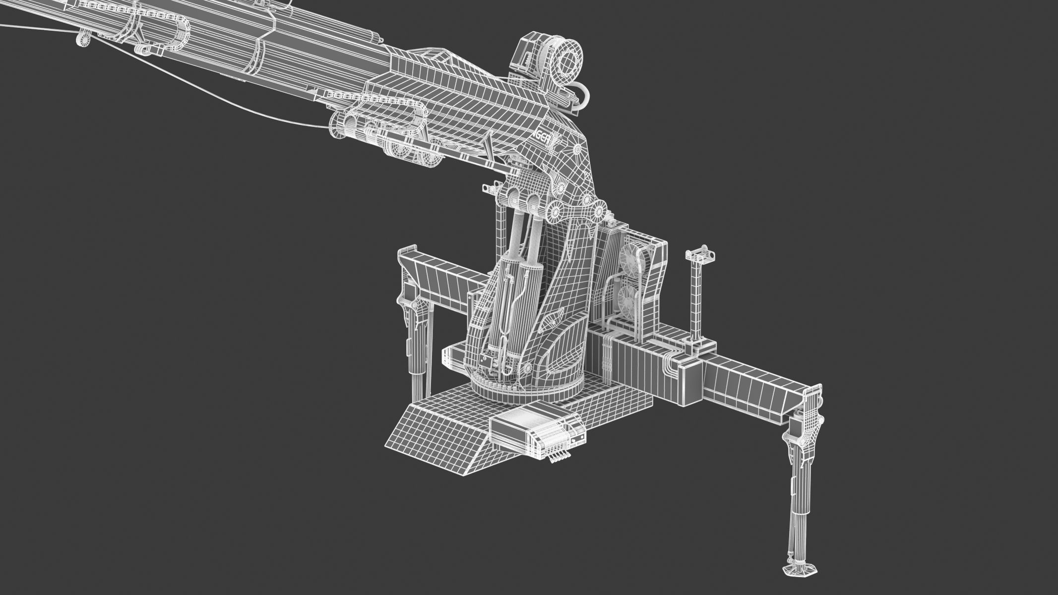 Palfinger Pk 135002 Tec7 Crane 3D model_35