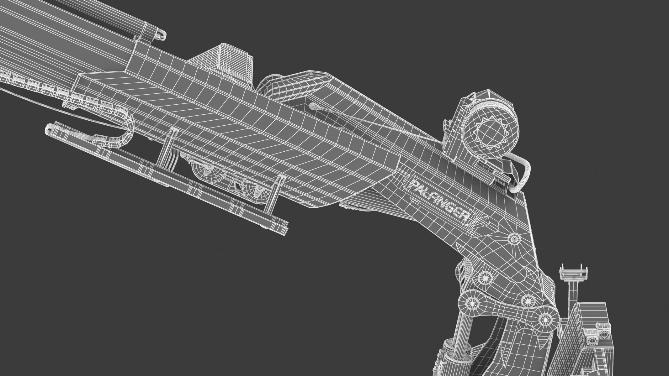 Palfinger Pk 135002 Tec7 Crane 3D model_34