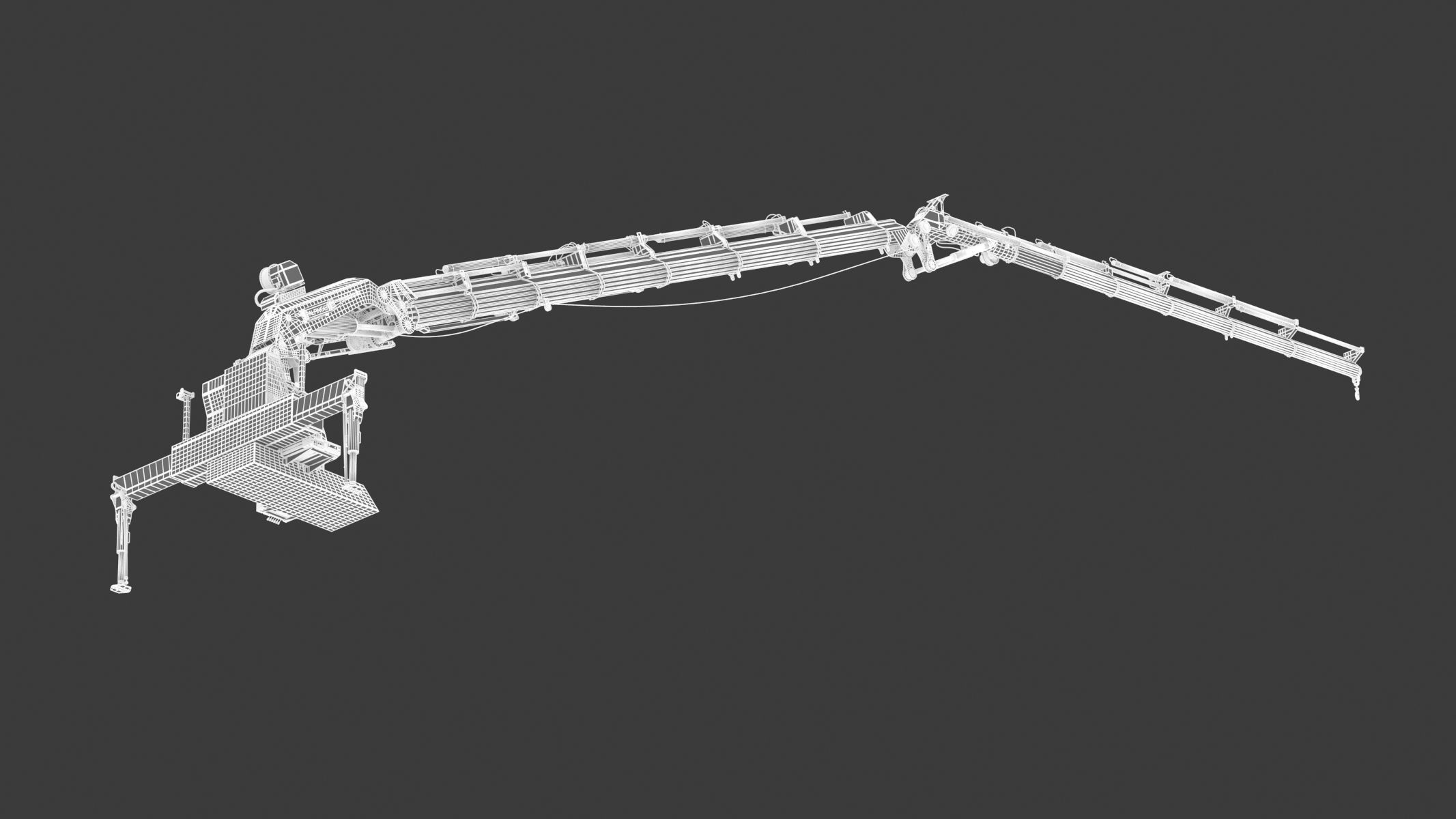 Palfinger Pk 135002 Tec7 Crane 3D model_29