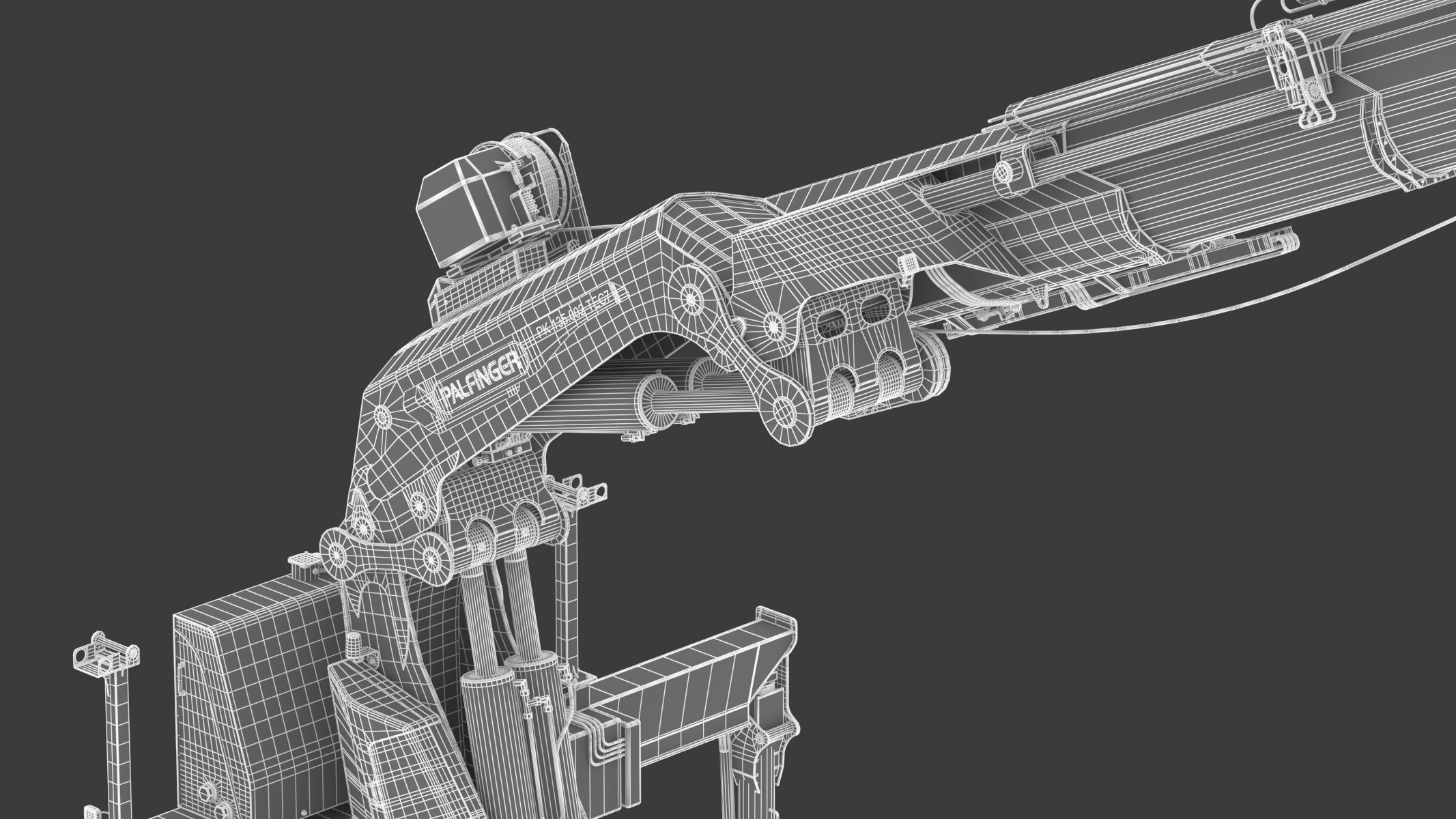 Palfinger Pk 135002 Tec7 Crane 3D model_37